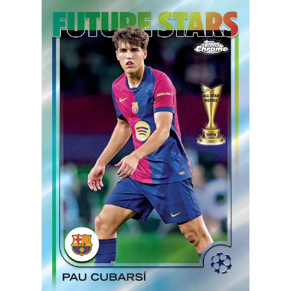 Topps 2024-25 Chrome UEFA Club Competitions Hobby Box - EINZELPACK