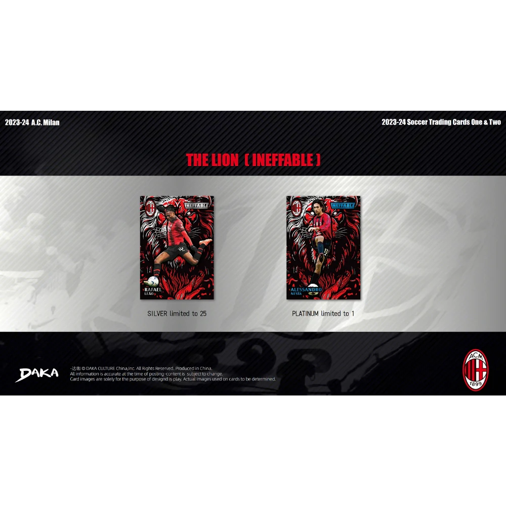 Daka 2023-24 AC Milan Team Set - Hobby Box