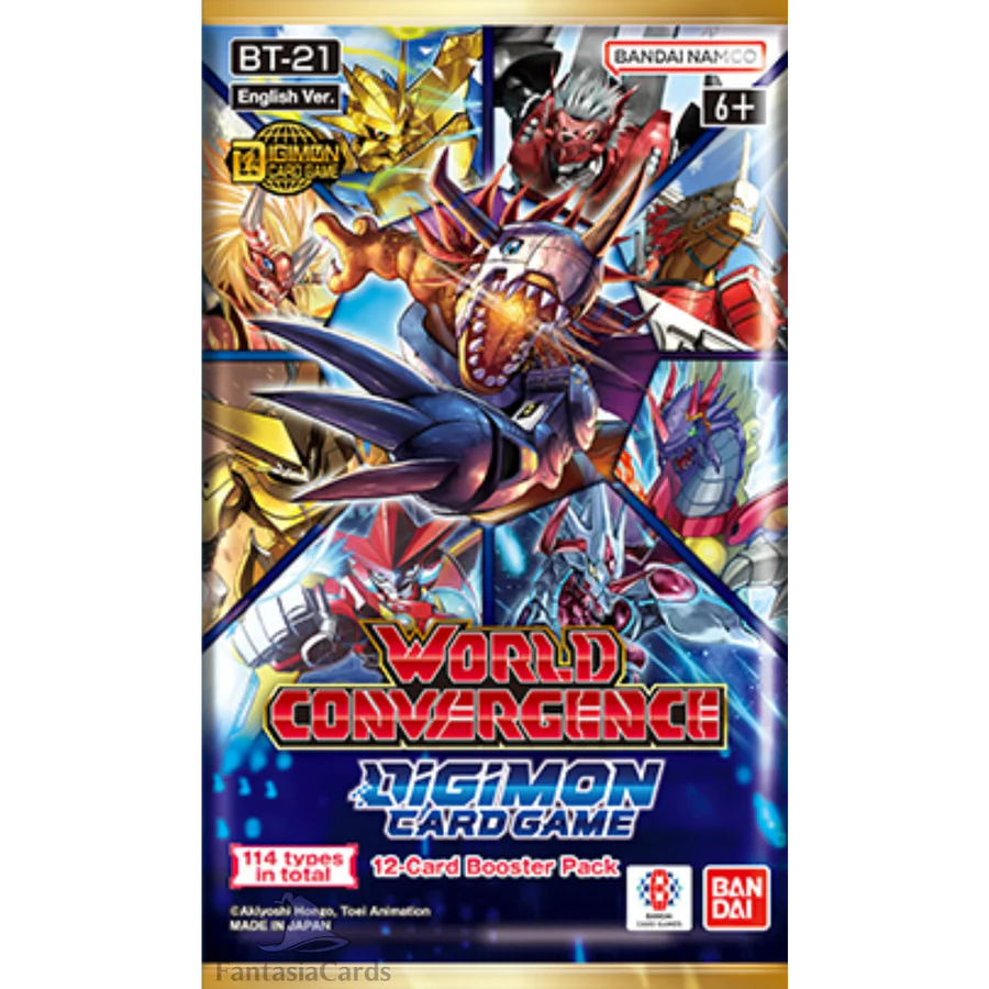 Digimon Card Game - BT21 - World Convergence - Display - [ENG]