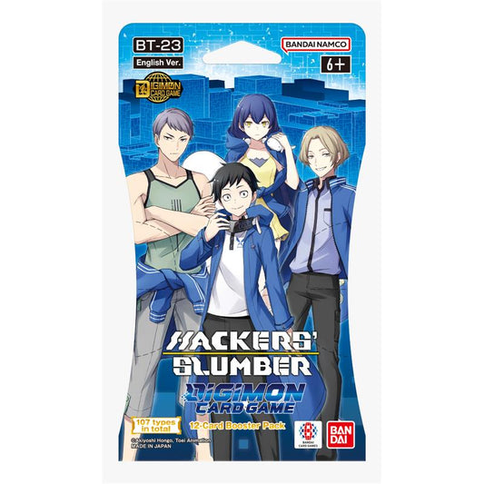 Digimon Card Game - BT23 - HACKERS’ SLUMBER - Sleeved Booster - [ENG]