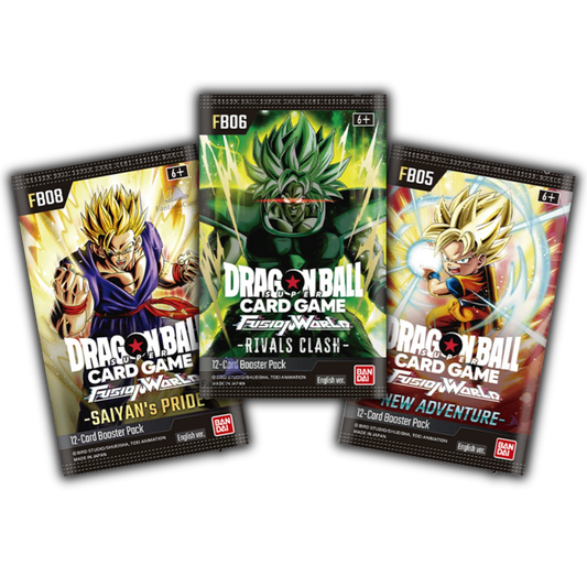 Dragon Ball Super Card Game - Fusion World -  Booster Bundle - FB05 FB06 & FB08 - [ENG]