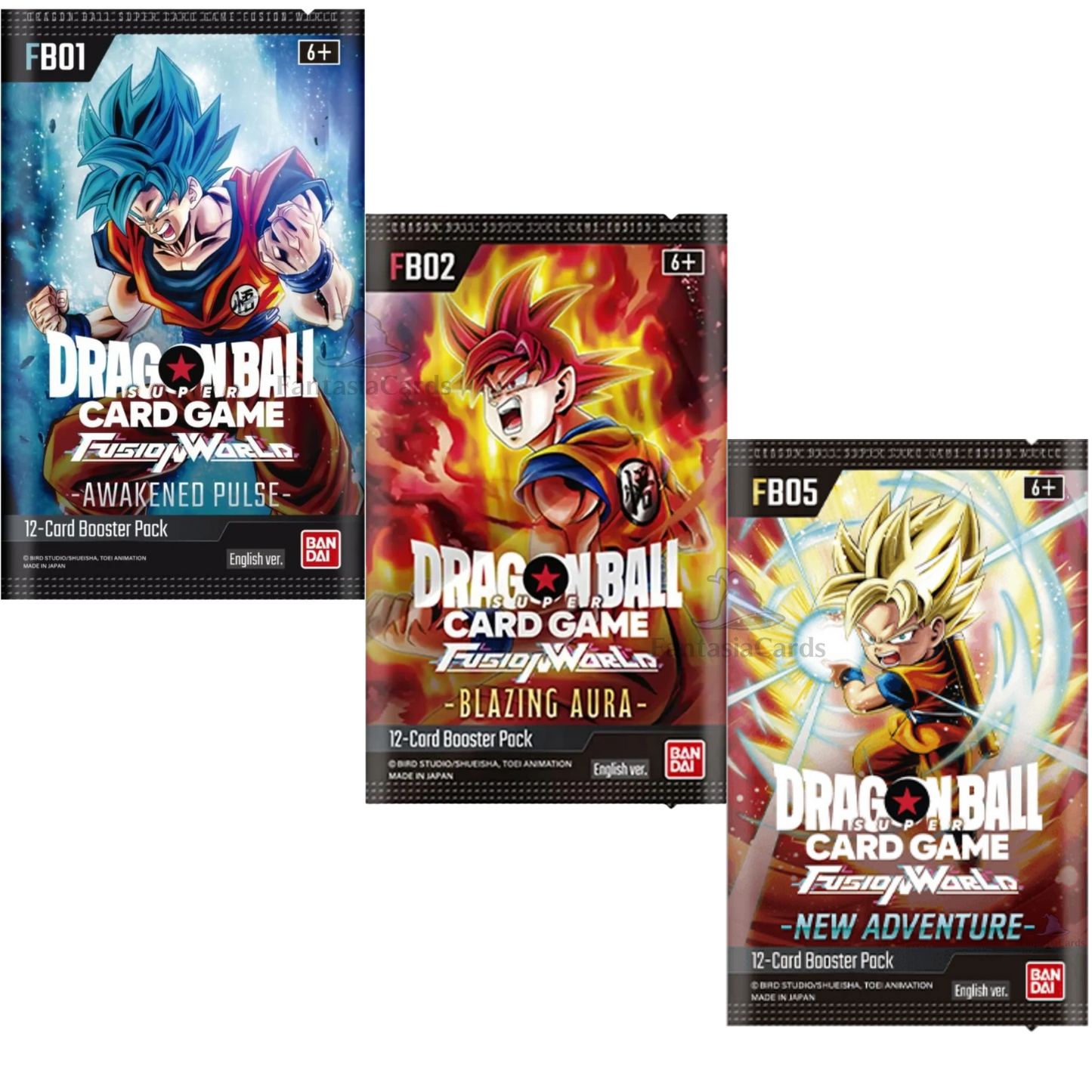 Dragon Ball Super Card Game - Fusion World - Booster Bundle - FB01 FB02 FB05 - [ENG]
