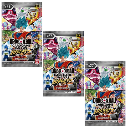 Dragon Ball Super Card Game - Masters - 3x B27 History of Z - Bundle - [ENG]