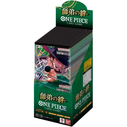 One Piece Card Game - OP12 - Bonds of Master and Disciple - Display - (JP)