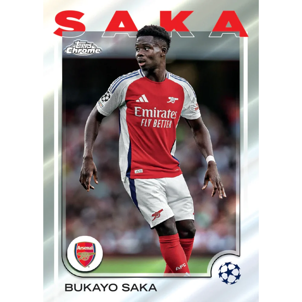 Topps 2024-25 Chrome UEFA Club Competitions Hobby Box - EINZELPACK