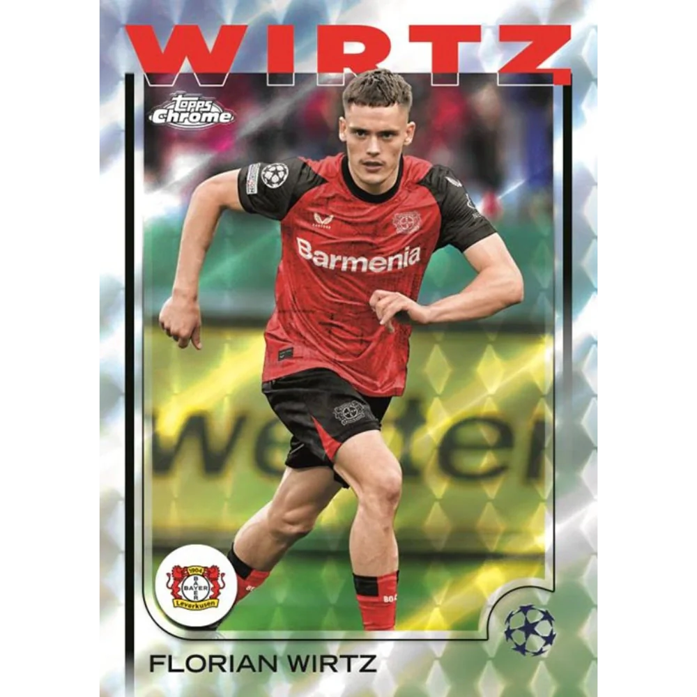 Topps 2024-25 Chrome UEFA Club Competitions Hobby Box - EINZELPACK