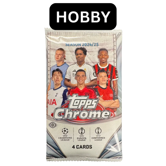 Topps 2024-25 Chrome UEFA Club Competitions Hobby Box - EINZELPACK