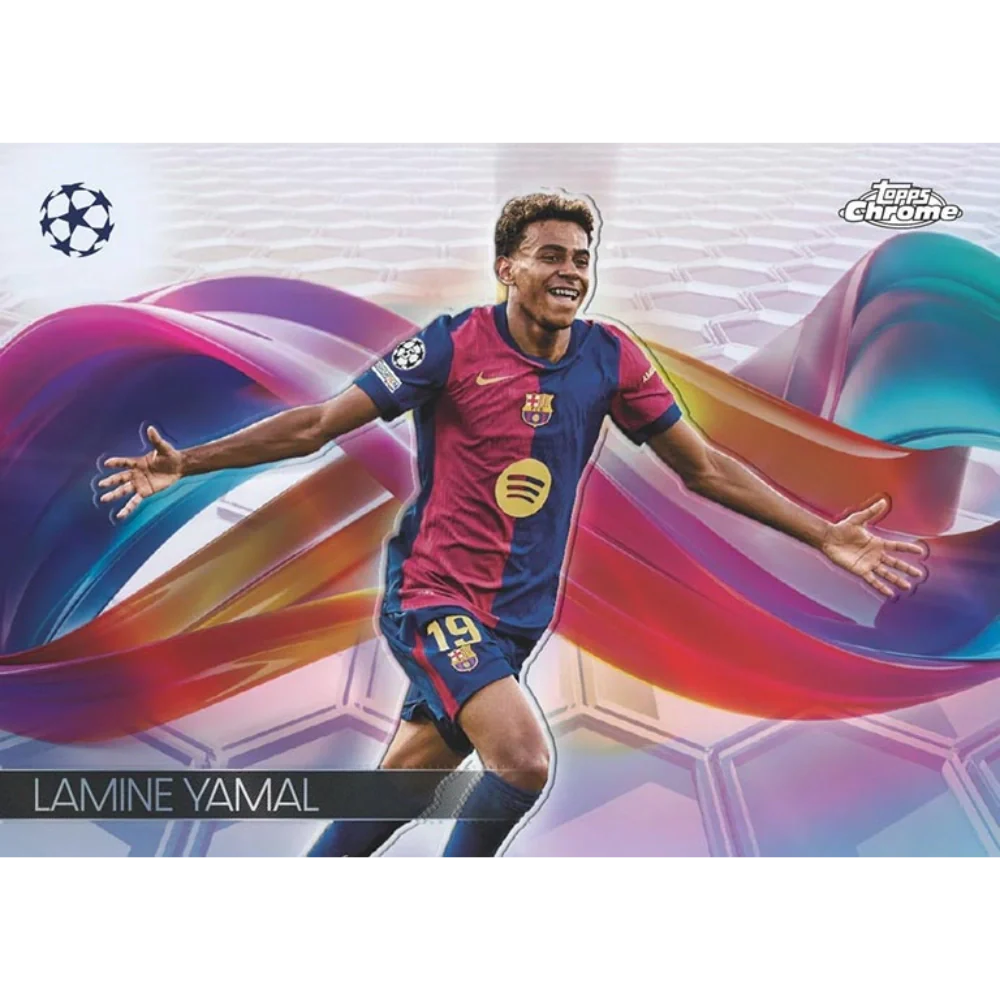 Topps 2024-25 Chrome UEFA Club Competitions Hobby Box - EINZELPACK