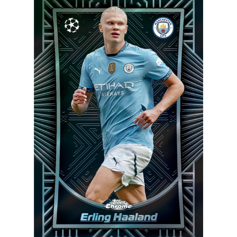 Topps 2024-25 Chrome UEFA Club Competitions Hobby Box - EINZELPACK