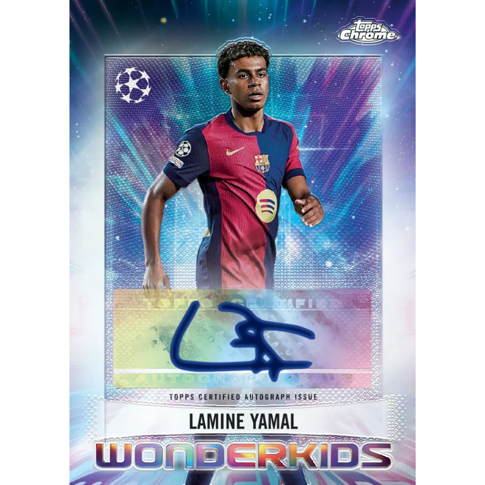 Topps 2024-25 Chrome UEFA Club Competitions Hobby Box - EINZELPACK