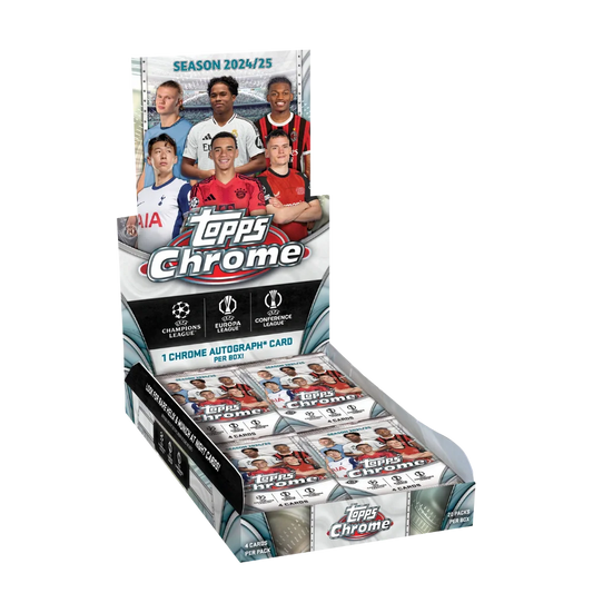 Topps 2024-25 Chrome UEFA Club Competitions - Hobby Box