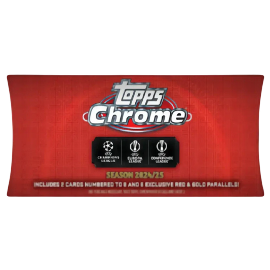 Topps 2024-25 Chrome UEFA Club Competitions Hongbao Edition - Hobby Box