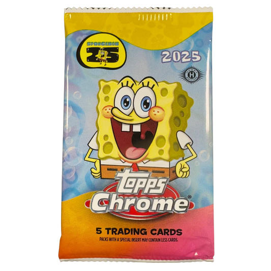 Topps 2025 Chrome SpongeBob Squarepants - Hobby EINZELPACK