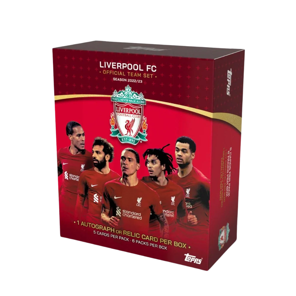 Topps 2022-23 Liverpool FC Team Set - Hobby Box