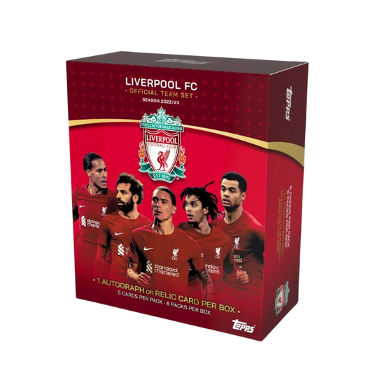 Topps 2022-23 Liverpool FC Team Set - Hobby Box